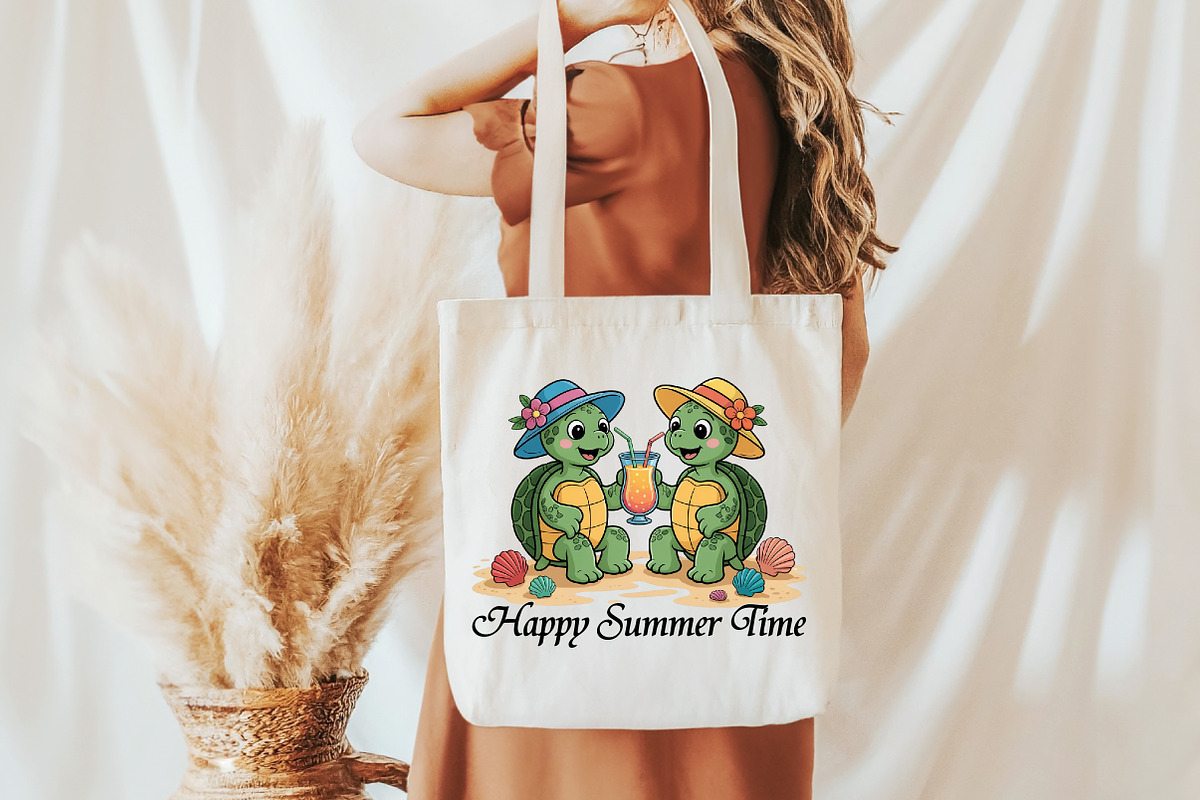 Happy Summer Time, Summer Turtles PN, an Illustration by Libby Wishes (Photo 4 of 6)