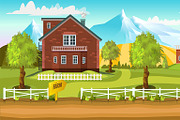 5  Farm Game Backgrounds, a Texture Illustration by 2dvillShop (Thumbnail 4 of 8)