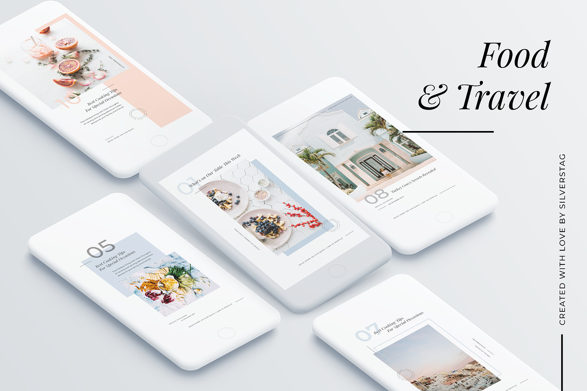 Food & Travel Instagram Stories Pack, a Social Media Template by SilverStag Type Foundry (Photo 4 of 11)