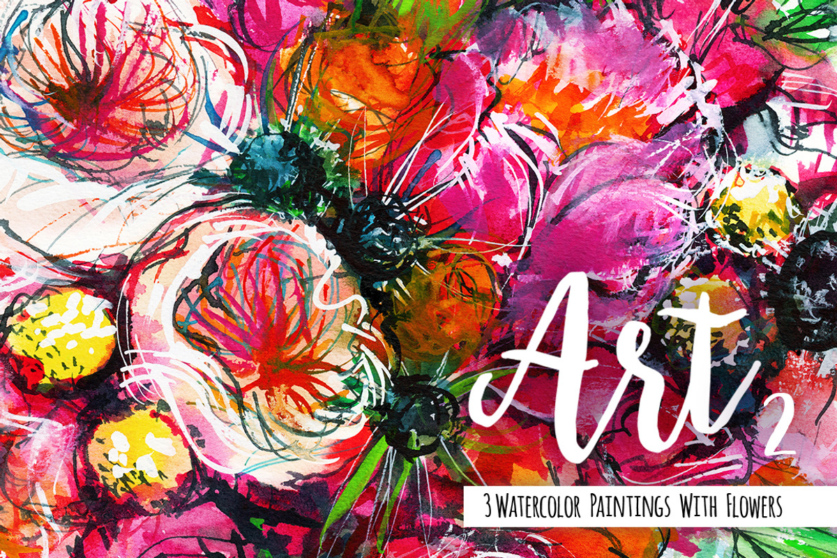 3 bouquets closeup, a Decorative Illustration by coconut_forest (Photo 1 of 5)