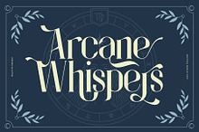Arcane Whispers: Mystical Font