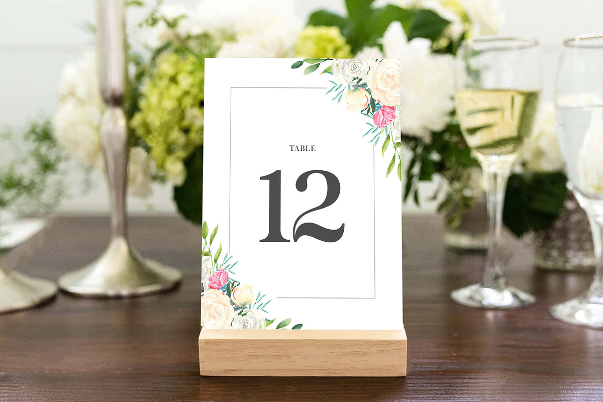 Table Card Template, an Invitation Template by ShineOnWedding (Photo 9 of 12)