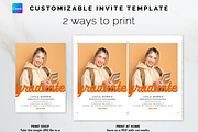 Graduation Announcement Invite, an Invitation Template by Bdemm Studio (Thumbnail 4 of 9)