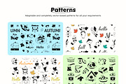 Fall Doodle Designs, a Solid Icon by Prosymbols (Thumbnail 9 of 11)