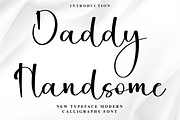 Daddy Handsome, a Handwritten Font by InermediaSTUDIO (Thumbnail 1 of 7)
