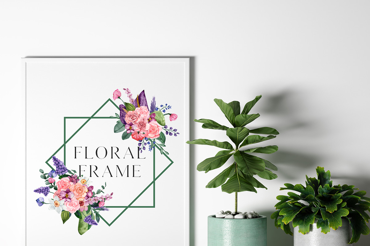 SALE! Florena watercolor floral, a Decorative Illustration by Julia Bogdan (Photo 8 of 10)