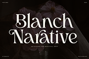 Blach Narative - Beauty Serif Font, a Serif Font by Font Liner (Thumbnail 1 of 10)