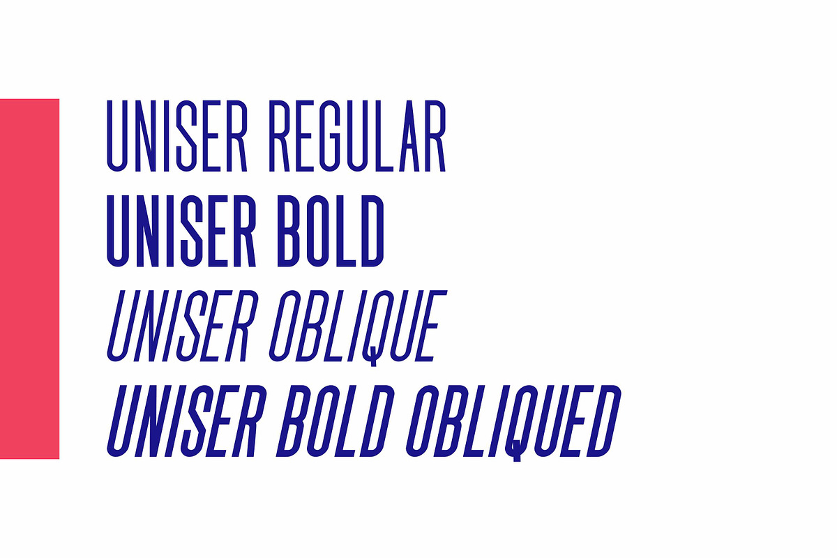 Uniser - 4 Font, a Sans Serif Font by Almarkhatype (Photo 9 of 10)