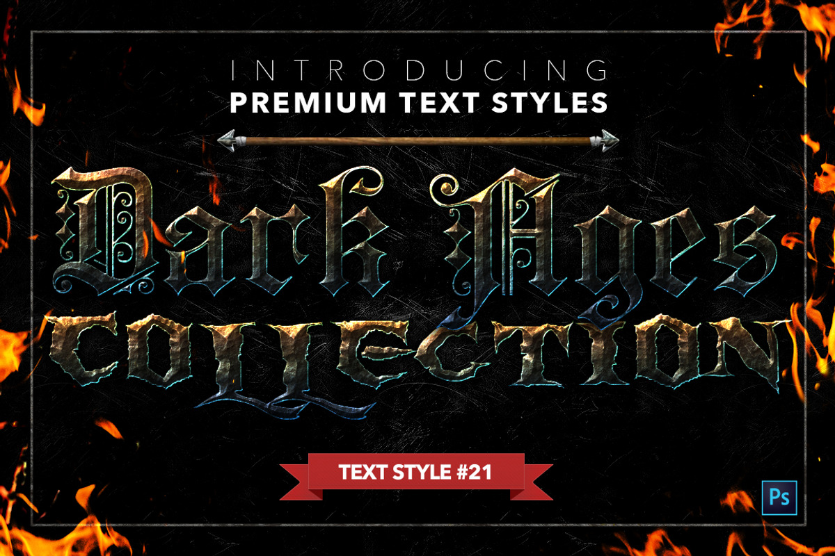 Dark Ages #2 - Text Styles, a Layer Style Add-On by Jonas Stensgaard (Photo 22 of 28)