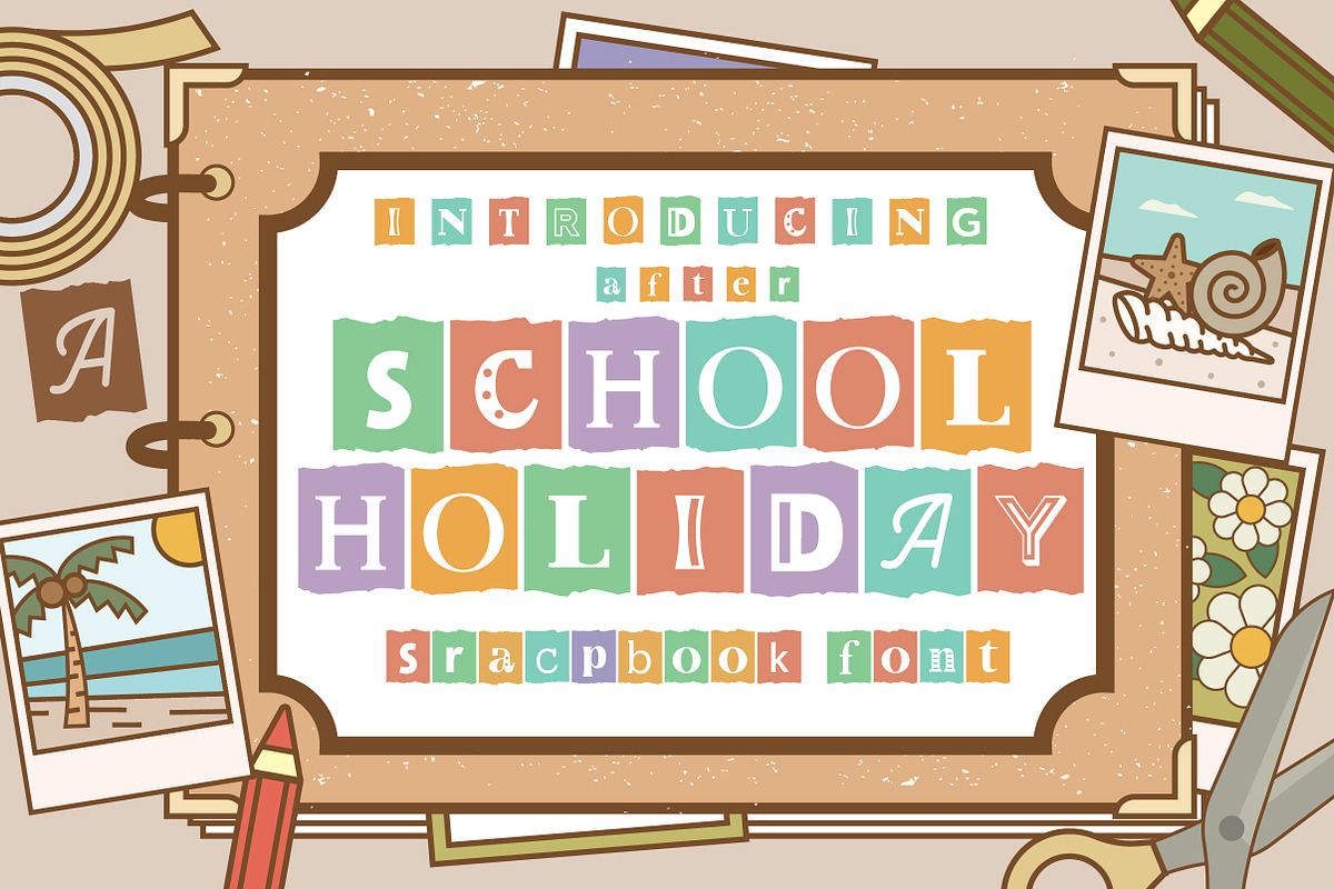 After School Holiday, a Font by caocastudio (Photo 1 of 4)