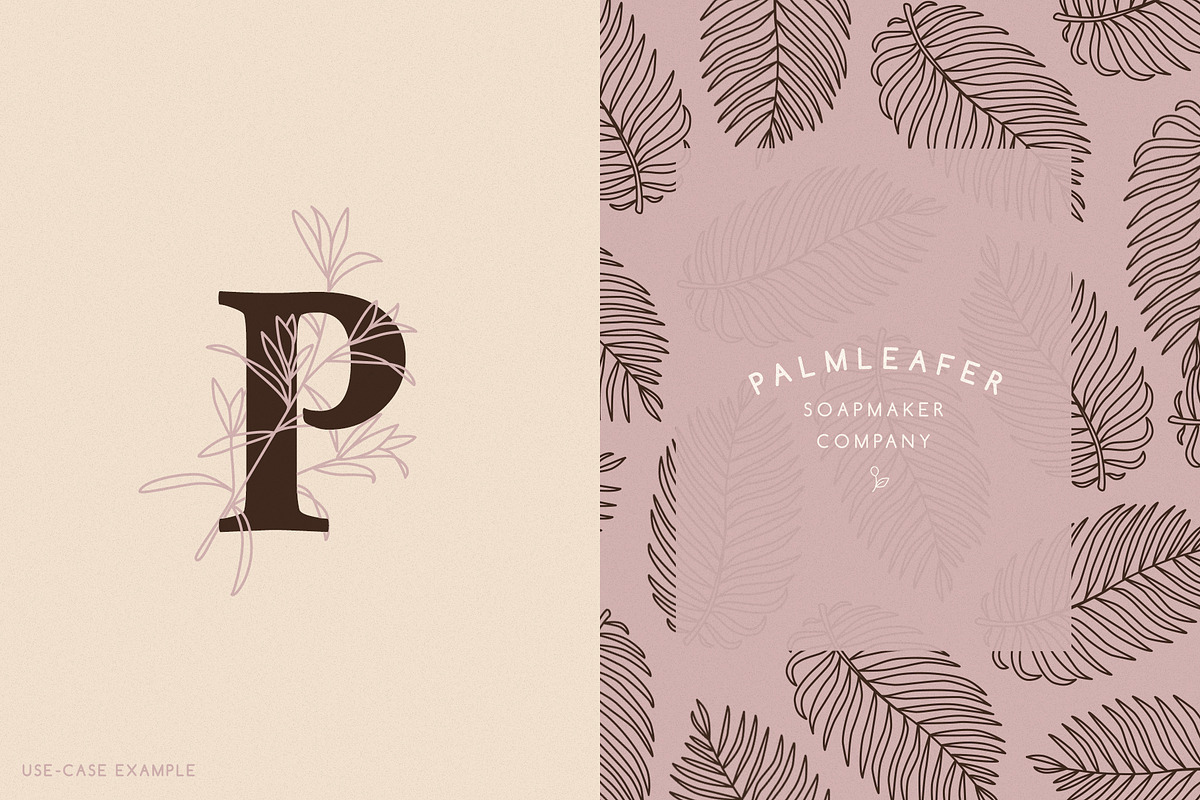 Botanical Elements for Logo Design, a Texture Illustration by amber&ink (Photo 3 of 10)