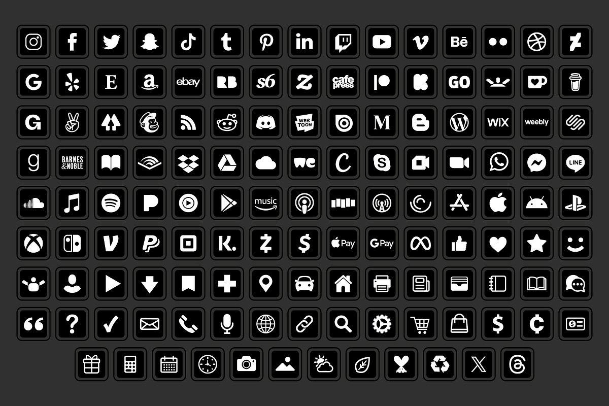 Rounded Square Outer Border Icons, an Icon by Running With Foxes (Photo 5 of 8)