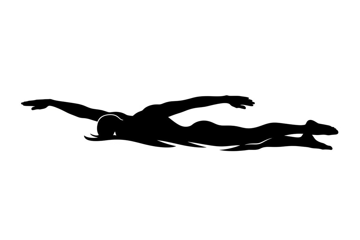 Swimming Sport Silhouette Vector Bun, an Illustration by jahid234 (Photo 44 of 51)