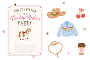 Cowgirl Charm Illustrations, an Object Illustration by Digitaliya (Thumbnail 4 of 7)