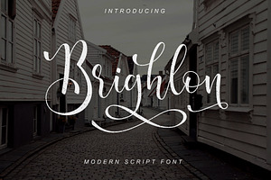 Brighlon - A Modern Script