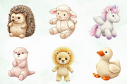 Vintage Knitted Plush Baby Animals, an Illustration by Creative Art (Thumbnail 3 of 7)