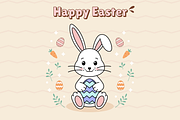 Easter Bunny Illustration Clipart, an Illustration by jessicamdesign (Thumbnail 3 of 3)