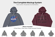 Bella Canvas 3719 Mockups, a Hoody Mockup by Photific (Thumbnail 3 of 6)