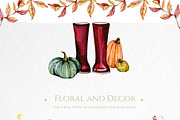 Autumn Romantic Collection, a Decorative Illustration by S_ARTLOVE (Thumbnail 3 of 9)