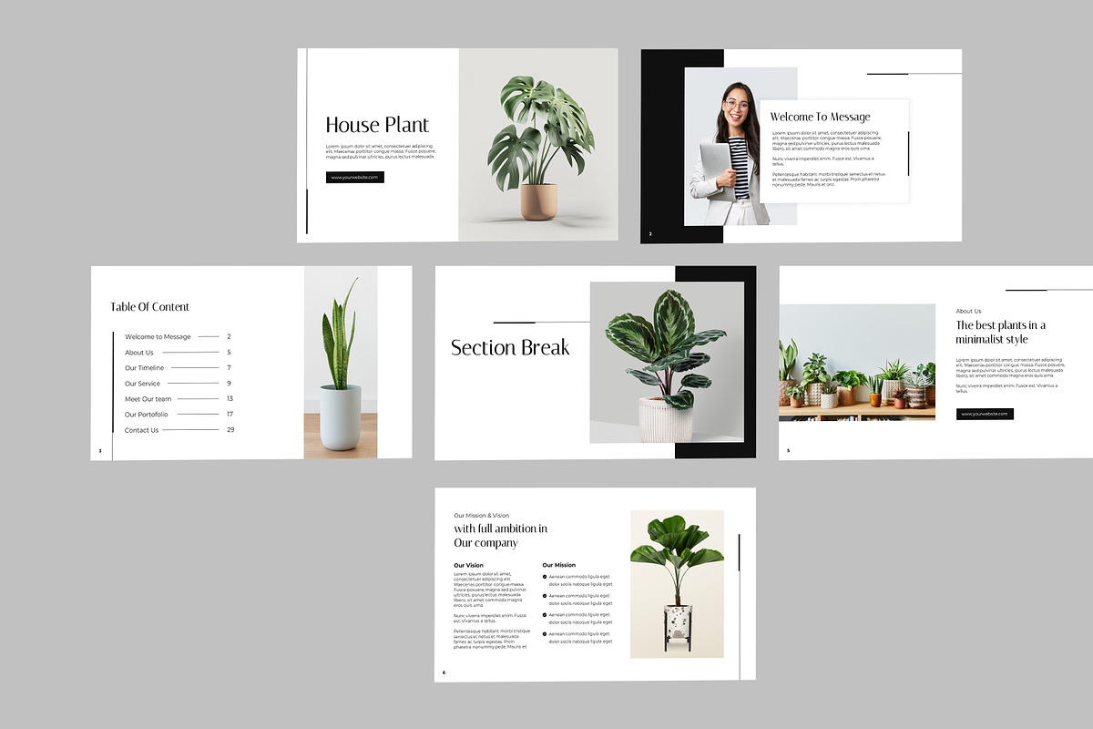 House Plant Presentation, a Presentation Template by Recreative (Photo 2 of 6)