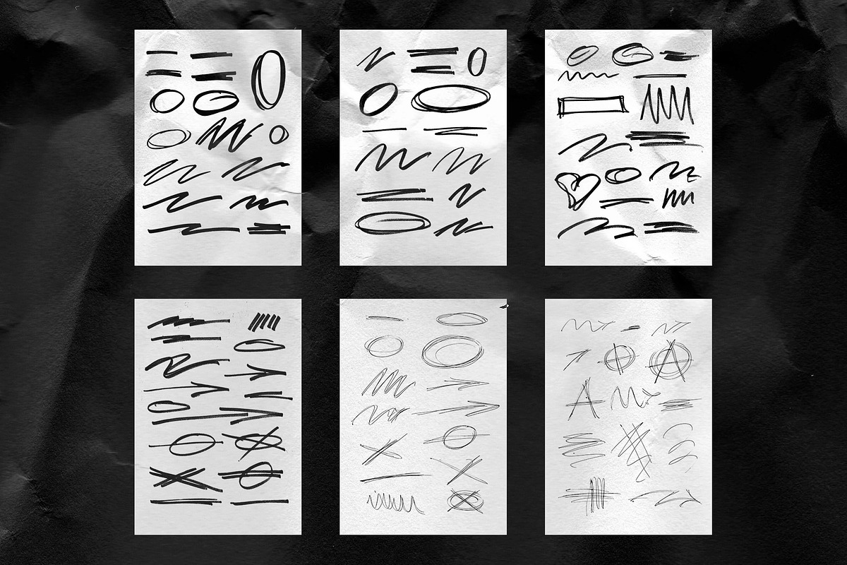 Scribble v.3221 - 90 png Scribble, an Object Graphic by Hainz Studio (Photo 2 of 7)