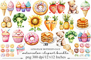 Mom & Baby Mother's Day Clipart PNG, an Illustration by Designking (Thumbnail 1 of 5)
