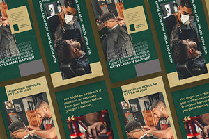 Barbershop V.2 Instagram Templates