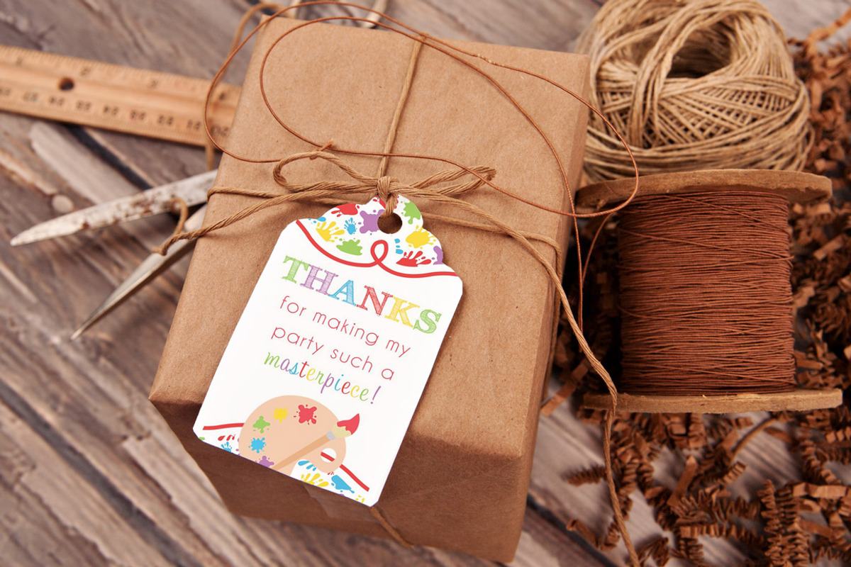 21 Gift Tags TWO! FLAT Mockups, a Packaging Mockup by Snark Heart (Photo 5 of 8)