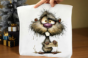 Whimsical Quirky Animal Clipart, an Illustration by Rose Art (Thumbnail 7 of 7)