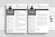 Professional Resume CV Template, a Resume Template by Blackcloud_Creations (Thumbnail 3 of 8)