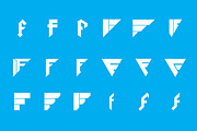18 F Letter Logos - Vector & Mock-Up, a Branding & Logo Template by Multiple (Thumbnail 5 of 5)