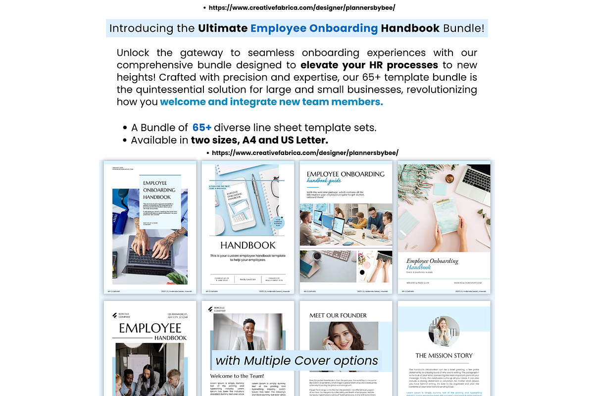 New Employee Onboarding Template, a Branding & Logo Template by PlannersByBee (Photo 5 of 6)