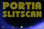 CS Portia Slitscan, a Sans Serif Font by Craft Supply Co. (Thumbnail 1 of 8)
