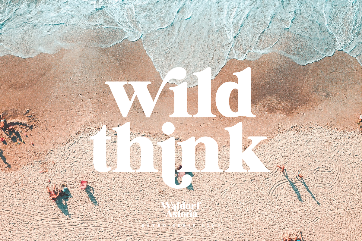 Waldorf Astoria Modern Vintage Font, a Serif Font by Pen Culture (Photo 9 of 11)