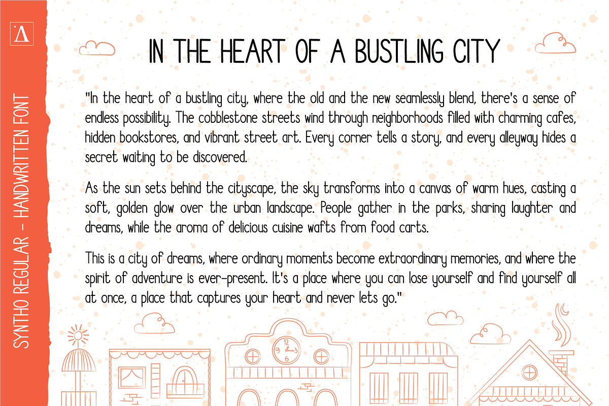 Syntho Display Handwritten Font, a Handwritten Font by Arubi Art (Photo 3 of 6)