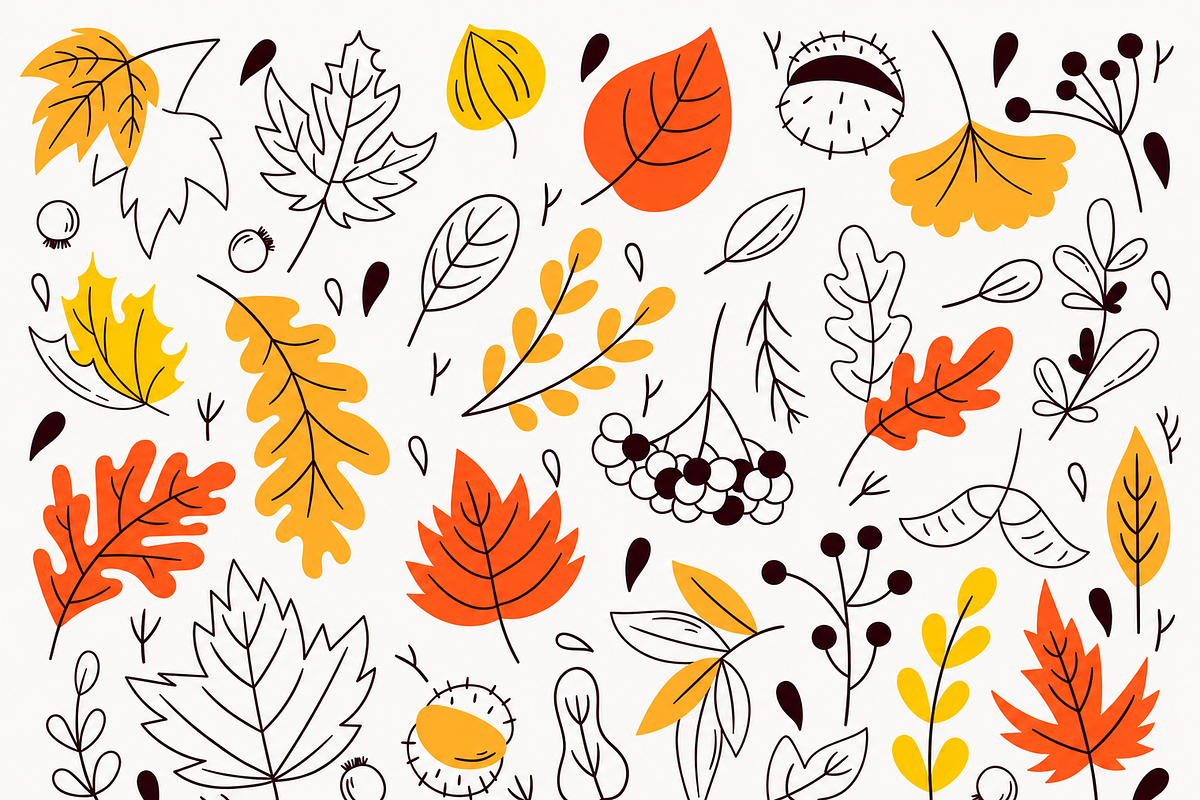 Autumn Clipart Illustrations, a Seasonal Illustration by Anna Studio (Photo 10 of 11)