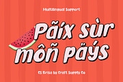 CS Carys – Playful Display Font, a Sans Serif Font by Craft Supply Co. (Thumbnail 3 of 8)