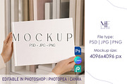 Photo Book Mock up Hardcover Album, a Books & Magazine Mockup by Mie Mockup Studio (Thumbnail 1 of 7)