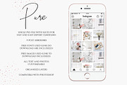 Instagram Post Template Pure Clear, a Templates & Theme by Bumblebee (Thumbnail 2 of 5)