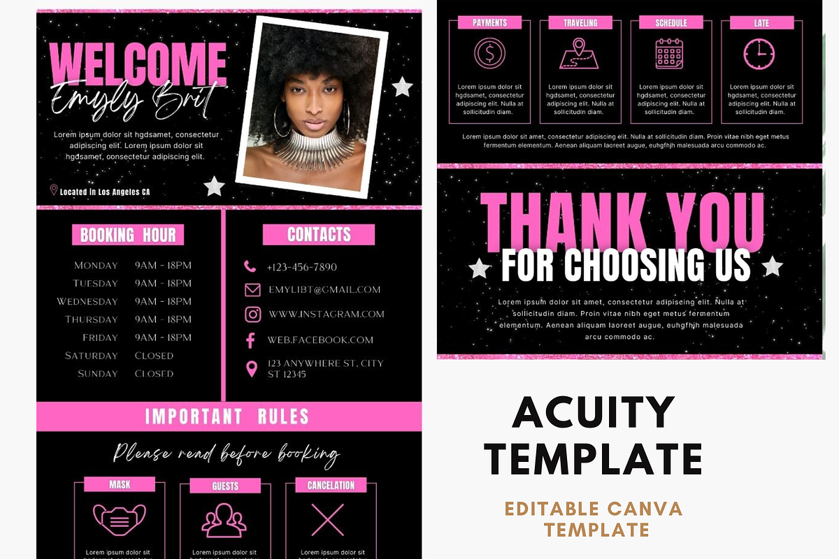 Acuity Scheduling Template, a Templates & Theme by TimCanvaTemplate (Photo 3 of 5)