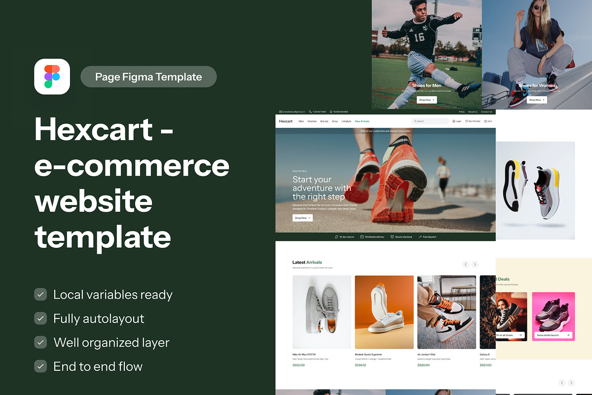 Hexcart - Clean and minimal template, a Landing Page Template by ShabbirManpurwala (Photo 1 of 6)