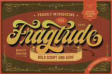 Fragtude - Vintage Display Typeface