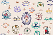 Vintage Branding Logos & Badges, a Branding & Logo Template by Happy Monday Creative (Thumbnail 2 of 6)