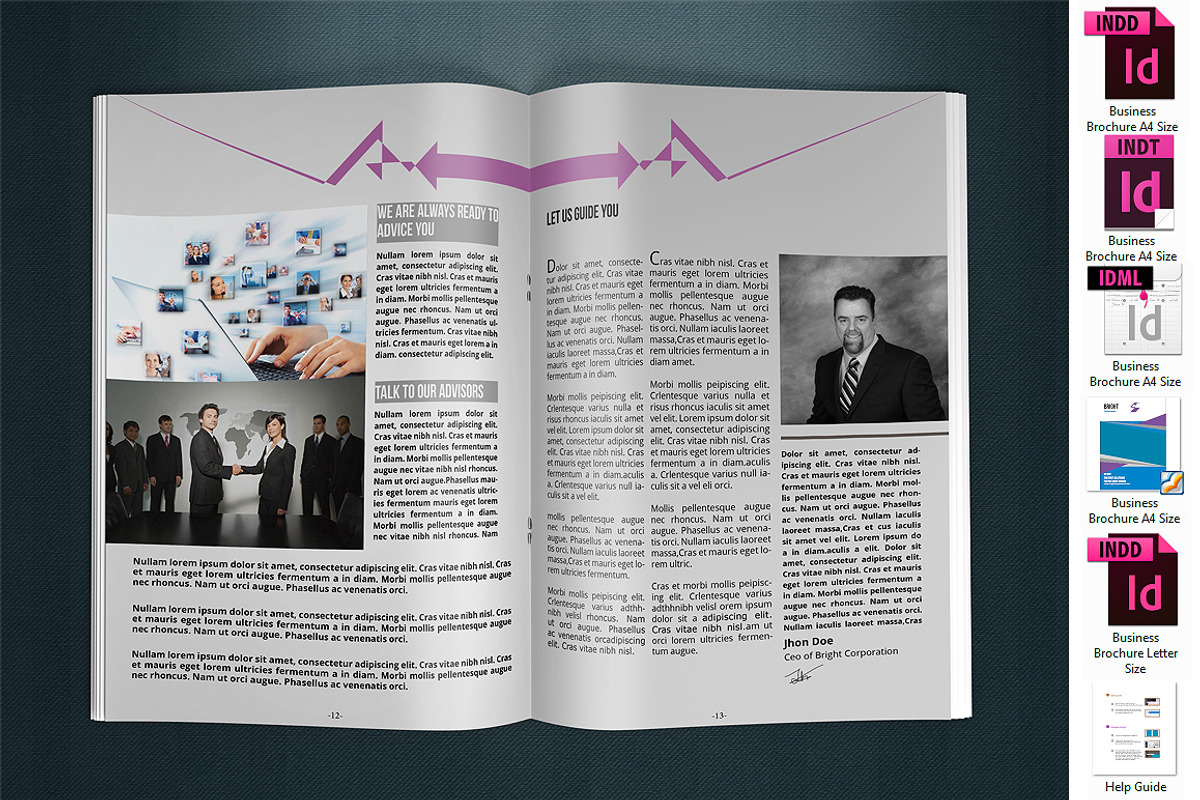 Business Brochure, a Brochure Template by MithunLekson (Photo 4 of 10)