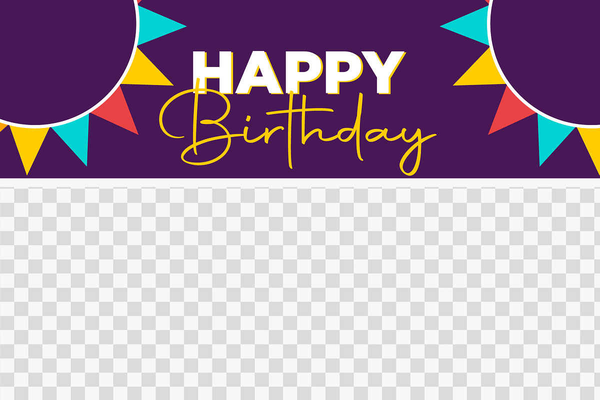 Happy birthday post design, a Graphic by Sashamim22 (Photo 2 of 3)