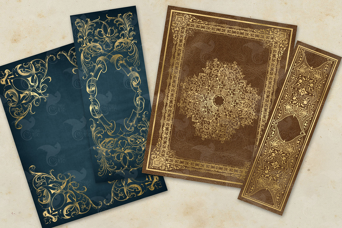 5x7 Ornate Book Covers, a Texture Graphic by Digital Curio (Photo 4 of 6)