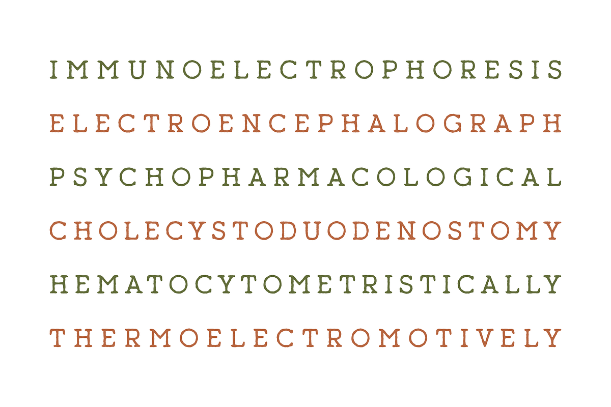 Typetopia Eroded Serif Typeface, a Handwritten Font by alpercakici (Photo 9 of 17)