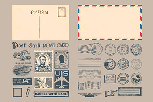 Passport & Postage Stamps and Badges