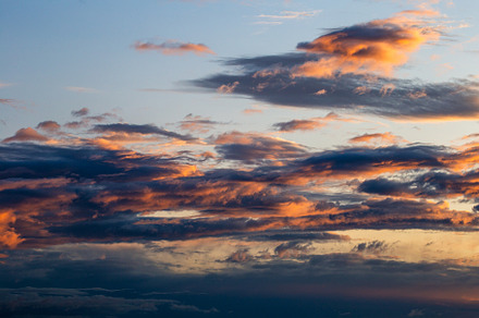 Dramatic sky with clouds, a Background Photo by PhotoVision Pavel Rezac