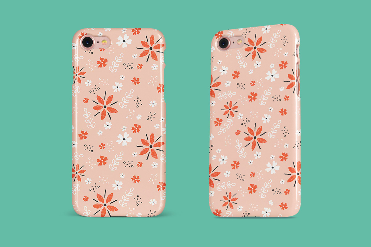 Hand-drawn Floral Pattern Collection, a Pattern Graphic by Rough Edges Supply Co. (Photo 9 of 10)